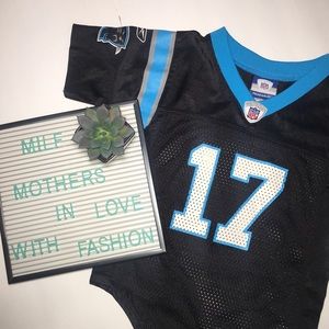 REEBOK NFL EQUIPMENT Panthers Jersey Size 12 Month